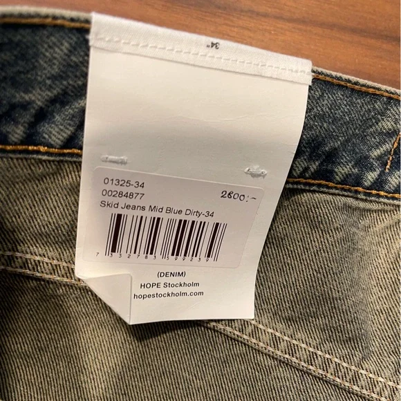 HOPE skid jeans Wide-Leg Blue Jeans - Picture 8 of 14